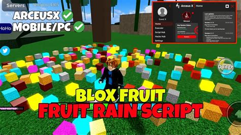 Download & Install a 2022. . Blox fruit rain fruit script